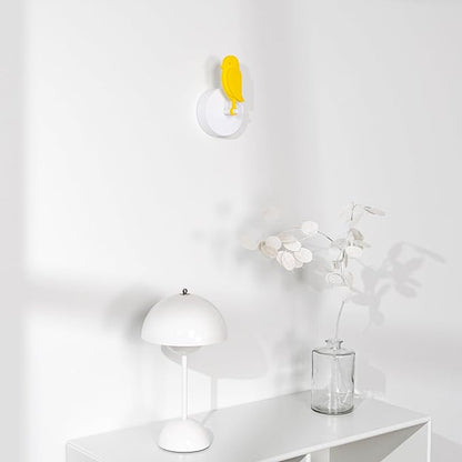 Birdie 2.0 - Design Indoor CO2 Monitor for House Burping - Air Quality Meter for Home & Office -Visual Air Quality Sensor for Fresh Air - Wall Mounted -Swiss Sensor Technology-Yellow, FullBirdie