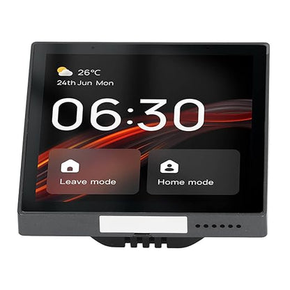 Semme Home Control Panel 4 Inch Voice Control Wall Switch for Products with Adaptive Brightness and Multi Device Functionality