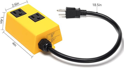 Ortis Automatic Vacuum Switch for Power Tools, with Smart Current Sensing & Delayed Start to Prevent Circuit Overload, Avoids Breaker Tripping, Plug & Play Dust Control Solution LF40