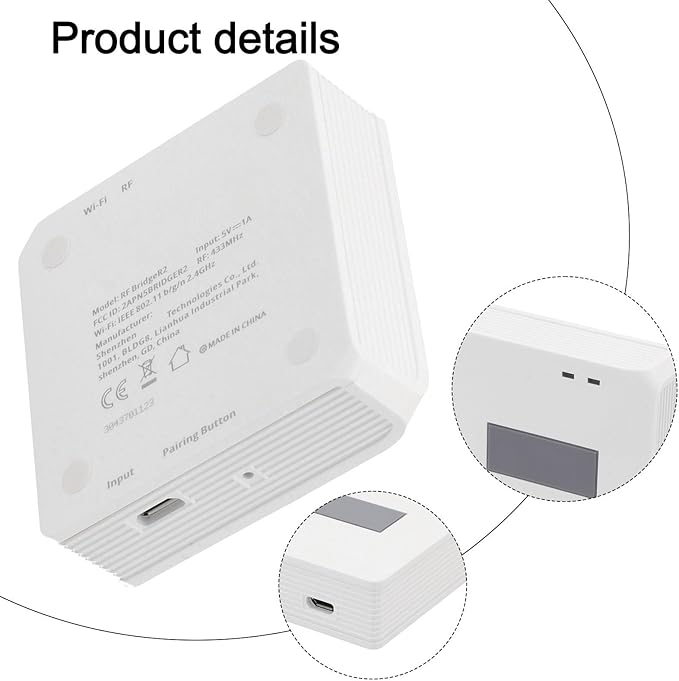 Enhance Your Home Automation Experience With The For RF BridgeR2 Smart Hub Supporting Multiple Device Connections(For SONOFF RF BridgeR2)