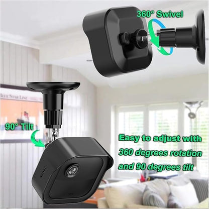 All-New Blink Outdoor Camera Wall Mount, 360° Adjustable Mount and Weather Proof Protective Housing with Blink Sync Module Outlet Mount for Blink Outdoor 4/2K+/3rd Gen Camera System (Black, 5 Pack)