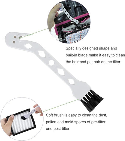 Replacement Accessories Compatible with Robot Sweeping Narwal T10,Microfiber X2 Filters X4 Side Brushes X4 Mop Cloth X1 Brush