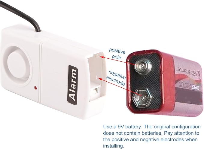 Automatic Power Cut Failure Alerter, LED Flash Indicator 120dB Smart Warning Siren 220V