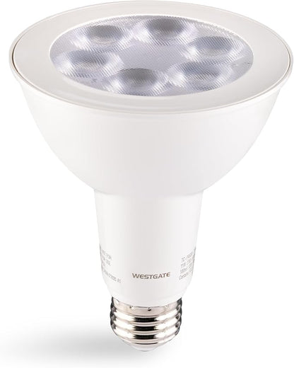 Westgate TC-PAR30-11W-RGBW-WIFI PAR30 RGBW Bulb -120VAC, 11W LED Flood Light, E26 Base, Compatible with Alexa and Goggle Home, Color Changing, Dimmable by App, Aluminum Housing (PAR30 11W)