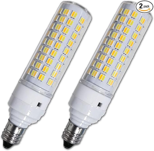 Smart Light Bulbs E11 LED Remote Control- Dimmable 7W(75W Equivalent) 800Lm-Tunable Color Temperature (2700K- 6500K) CRI 80+, 2.4GHz - No App or Wi-Fi Required- 2 Bulb