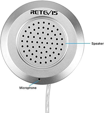 Retevis RT-9908 Window Intercom 2 Way,Window Speaker Intercom,Noise Free Function,Clear Voice,for Office,Shop,Restaurant（6 Pack）
