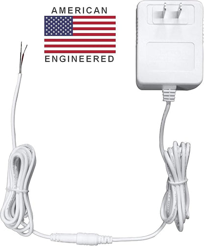 Video Doorbell Power Supply - Compatible with Blink Smart Wi-Fi Video Doorbell - No Existing Wiring Required - Transformer, Adapter, Power Kit & Supply All In One (White)