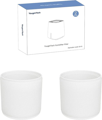 YougetTech Humidifier Wicks Standard 2-Pack - - Compatible with EH18/EH18S