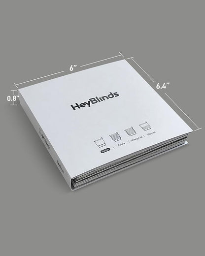 HeyBlinds Motorized Blinds with Remote, Smart Blinds for Windows, Light Filtering, Compatible with Alexa (Light Filtering Roller Shades Fabric Samples)