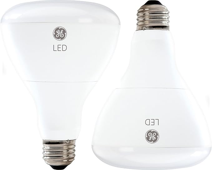 GE Lighting Energy-Smart Soft White LED Flood Light Bulb, 10 Watt (65-watt replacement), 700-Lumen BR30 with Medium Base, 2-Pack