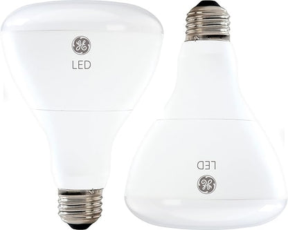 GE Lighting Energy-Smart Soft White LED Flood Light Bulb, 10 Watt (65-watt replacement), 700-Lumen BR30 with Medium Base, 2-Pack