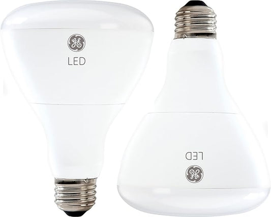 GE Lighting Energy-Smart Soft White LED Flood Light Bulb, 10 Watt (65-watt replacement), 700-Lumen BR30 with Medium Base, 2-Pack
