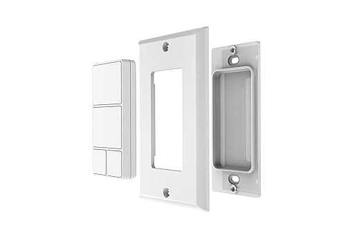 Minoston 800 Series Z-Wave Scene Controller, 4 ZWave Button, Zwave Plus Wall Switch Remote Control, Support Long Range, Work with Z Wave Hubs (MR40Z)
