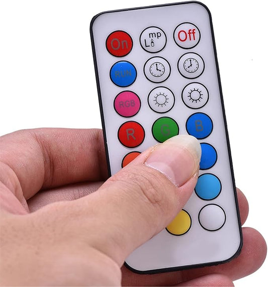 Fydun Smart LED Light Bulb, E27 3W RGBW Colorful 3W RGB Bulbs Bulb with Remote Control 16 Colors Changing Daylight White LED Candle Night Lamp Remote Control