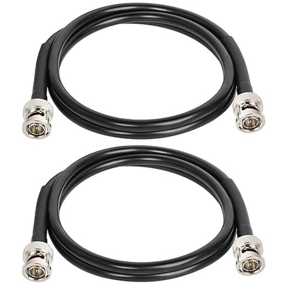 XRDS -RF 12G SDI Cable 3FT 2PCS, SDI Video Cables 3G/6G/12G 75ohm BNC Male Cable Supports HD-SDI/3G/6G-SDI/4K/8K for Video Security Camera SDI Converter