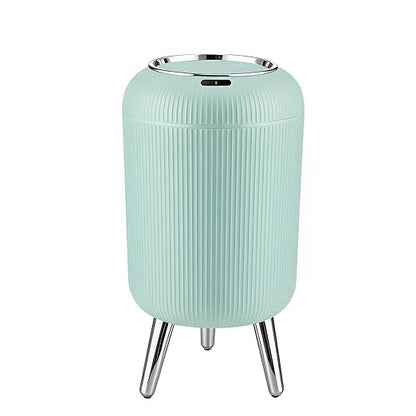 Procade Motion Sensor Trash Can with Lid,3 Gallon/11L Small Bathroom Garbage can,Blue Wastebasket Touchless Trashcan with Removable Leg,Automatic Trash Bin for Bedroom,Toilet, Office, rv, Living Room