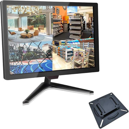 Cocar 19.5" CCTV Monitor - 16:9 1600x900 BNC/YPbPr/VGA/HDMI/Audio In/Out, VESA Wall Mounting TFT LCD Security Camera Monitor for Home Surveillance Systems PC STB DVR
