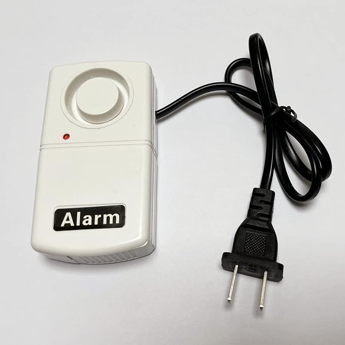 1pc Power Failure Alarm Automatic Power Cut Failure Alerter 120db LED Indicator Smart Alarm Warning Siren (Needs 9V Battery,Not Included) (1)