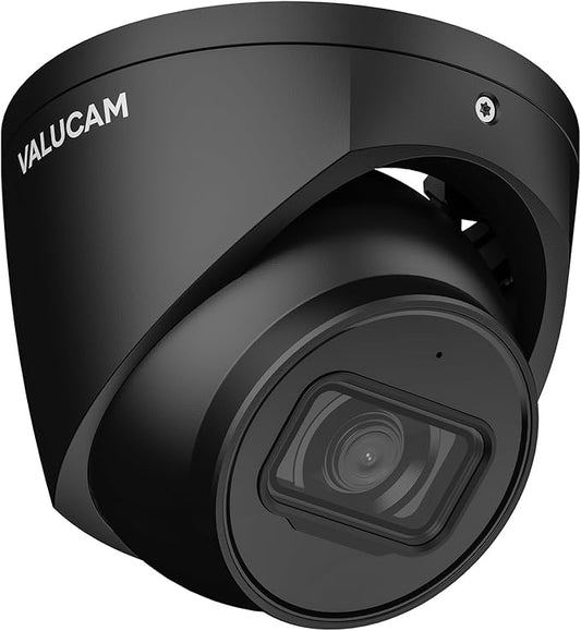 8MP IP Camera, DMSS/SmartPSS Lite, 4K PoE Turret Outdoor Starlight Camera with Mic, Human/Vehicle Detection, IVS, Intrusion Tripwire Alarm, 2.8mm 125°Wide Angle, Metal IP67, H265+, 256GB