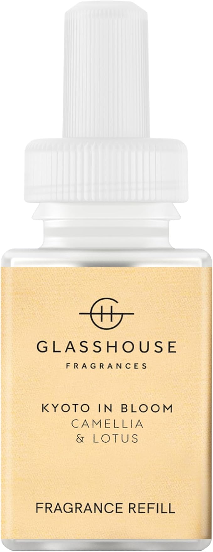 Pura x Glasshouse Home Scent Refill - Smart Home Air Diffuser - Hours of Luxury Fragrance per Refill - Home Essential - Clean & Safe Diffuser Fragrance - Kyoto in Bloom