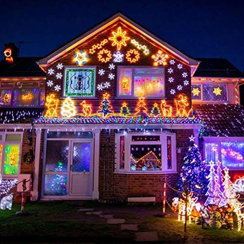 200 LED Connectable String Lights, 66FT Christmas Lights Outdoor Indoor