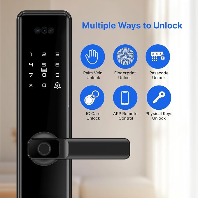 Sophies 3D Face Recognition Smart Door Lock