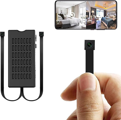 Small Hidden Camera DIY Module - Full HD 1080P Dual Lens - Mini Spy Camera - Tiny Discreet Nanny Cam - Cloud Storage
