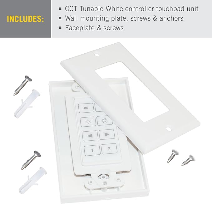 Armacost Lighting Wireless Light Switch for CCT Tunable White LED Lights 523423