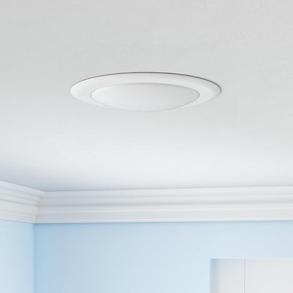 Sunco 48 Pack LED Disc Lights Ceiling 6 Inch, Flush Mount Disk Light, Recessed Can Lighting, 1050 LM, 15W (75W Equivalent), 5000K Daylight, Dimmable, Damp Rated ETL.