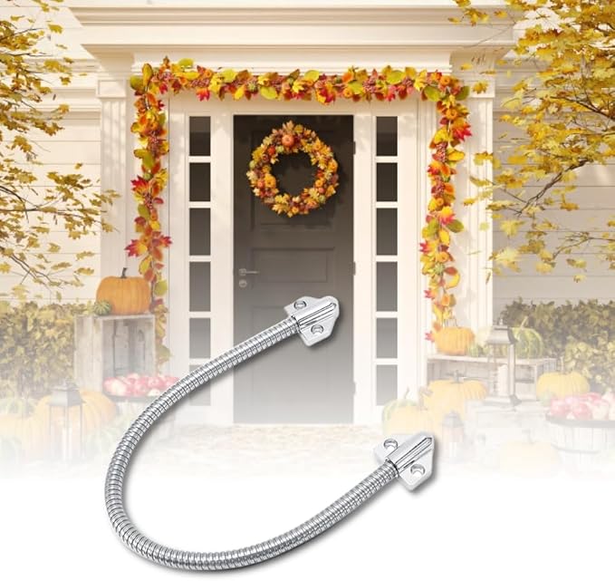 Door Loop 10mm Diameter 40cm Long Flexible Wire Protection for Access Control Systems, Smart Doorbells, Security Installations with Anti-Rust Material and Easy Installation