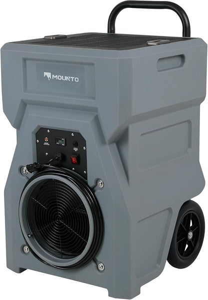 MOUNTO 1000cfm Portable Industrial Air Purifier Negative Air Scrubber - Powerful 1HP Motor, True HEPA Filter, 2-Speed, Handle and wheels 3-Year Warranty