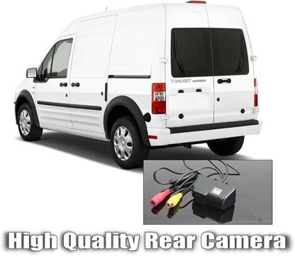 Vehicle License Plate Backup Camera, LED Night Vision Car Rear View Reverse Camera Number Plate Light License s for Ford Transit MK6 2000-2006 / MK7 2007-2013