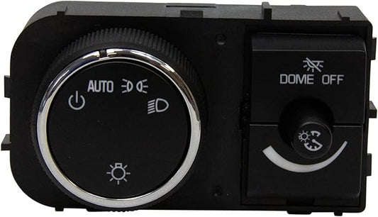 TRQ Headlight Switch Compatible with GM Silverado Sierra Pickup Suburban Tahoe Yukon SUV New