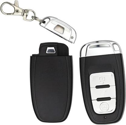 Passive Keyless Entry Car Alarm System PKE Engine Starter Push Button Vehicles Start/Stop Kit Safe Lock with 2 Smart Key (Upgrade)