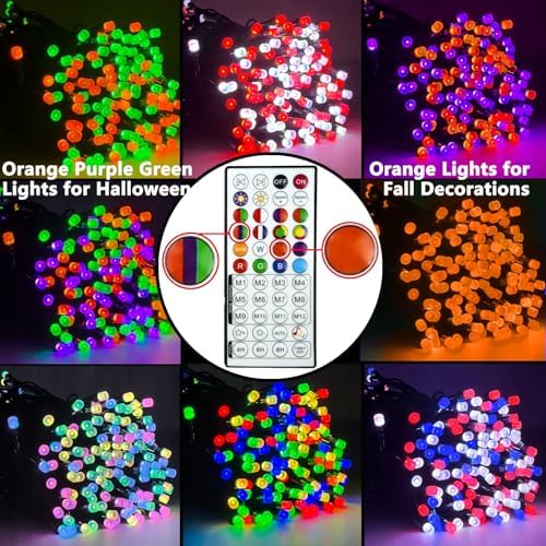 Smart Color Changing Halloween Christmas Lights 165 FT 500 LED App Remote