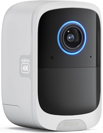 Add- on Wireless Security Camera(Works with Hub Only), 4K UHD Video, Color Night Vision, 2-Way Audio, AI Motion Detection, 180-Day Long Battery Life, IP65 Weather-Resistant