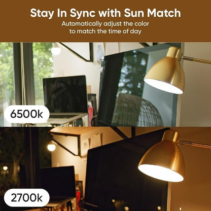 Wyze Lifestyle Bulb White, 800LM A19 Tunable-White Wi-Fi Smart Light Bulb, Compatible with Alexa and Google Assistant, 2.4GHz, No Hub Required, 2700K - 6500K, Dimmable, 90+CRI, Timer & Group, 2-Pack