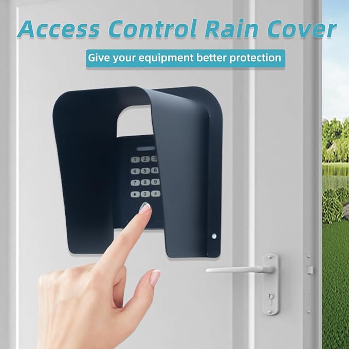 Doorbell Rain Cover Large Metal Access Control Cover Protector Camera Video Doorbell Cold Rolled Steel Shell Outdoor Keypad Shield