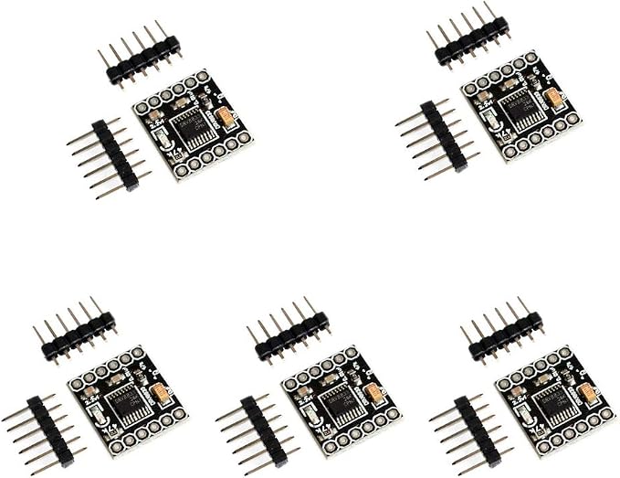 KOOBOOK 5Pcs DRV8833 DC Gear Motor Drive Controller 1.5A Dual H Bridge | Small,Simple,3-10V Input,PWM Support,for Mini rc Car Small Robotics or Automation Projects,Works with Microcontrollers