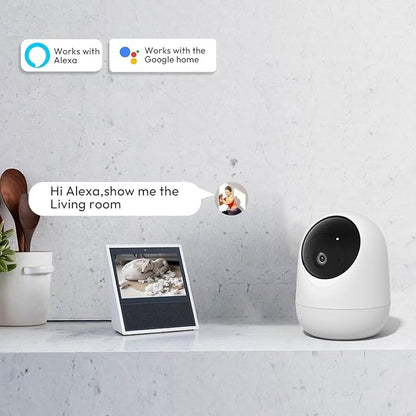 Rraycom 2Pack Indoor Security Camera 5G/2.4 GHz Wi-Fi, Baby & Pet Monitor