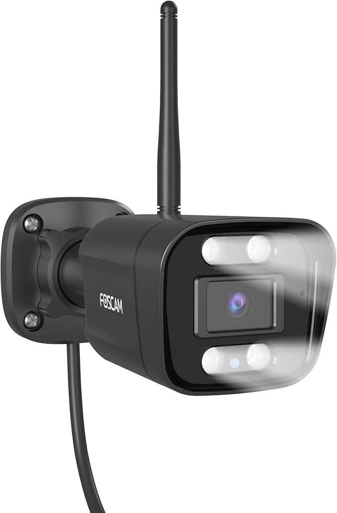 FOSCAM 3K 5MP Outdoor Camera Wireless, 5GHz&2.4GHz WiFi Camera for Home Security, 120° FoV Outside Surveillance Camera, AI Human/Vehicle Detection, 66FT Color Night Vision, 120dB Siren, IP66