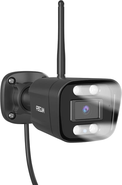 FOSCAM 3K 5MP Outdoor Camera Wireless, 5GHz&2.4GHz WiFi Camera for Home Security, 120° FoV Outside Surveillance Camera, AI Human/Vehicle Detection, 66FT Color Night Vision, 120dB Siren, IP66