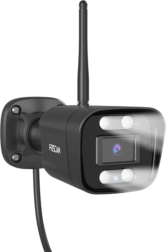 FOSCAM 3K 5MP Outdoor Camera Wireless, 5GHz&2.4GHz WiFi Camera for Home Security, 120° FoV Outside Surveillance Camera, AI Human/Vehicle Detection, 66FT Color Night Vision, 120dB Siren, IP66