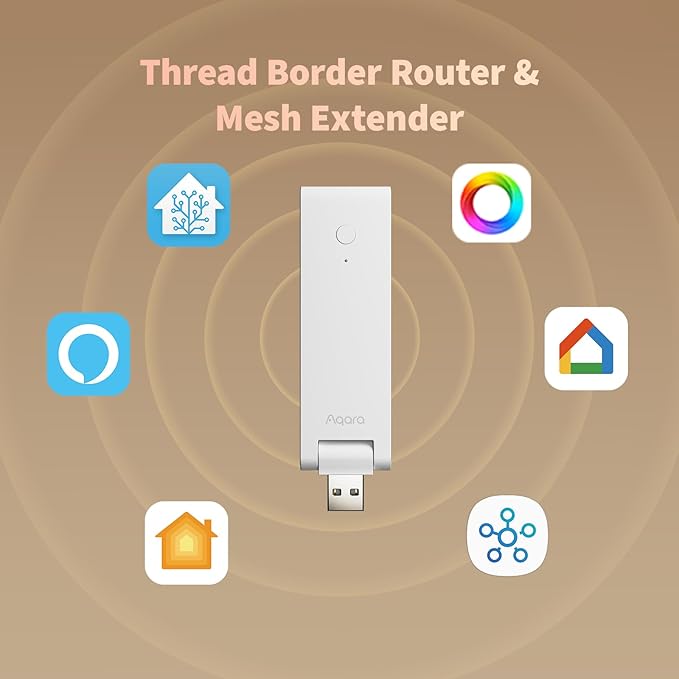 Aqara Smart Hub M100 for Home Automation, Matter Controller, Thread Border Router, Features Aqara Zigbee (Not Third-Party), Wi-Fi, Supports Apple HomeKit, Amazon Alexa, IFTTT, Home Assistant