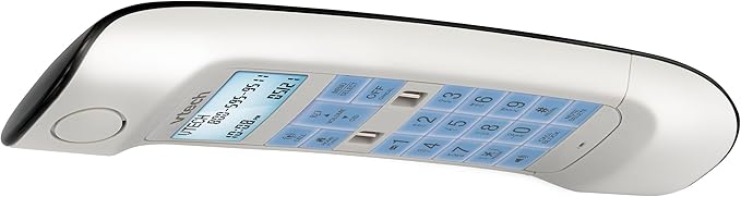 VTech VS122 DECT 6.0 Retro Design Cordless Phone with Answering System, Smart Call Blocker and Bluetooth Connect to Cell Full-Duplex Speakerphone Landline Phone for Home Office