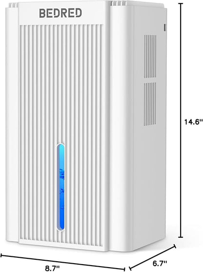 Dehumidifier, 95OZ Dehumidifier for Home 1000 Sq.Ft - Quiet with Auto Shut Off & Relaxing 7 Color Ambient Light,Ideal for Livingroom, Bedroom, Basement(White)