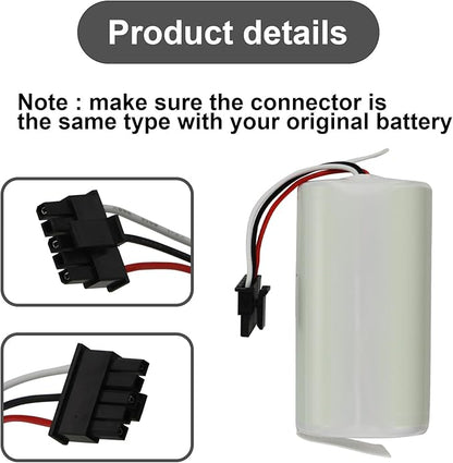 MULS ABL-G Battery for iRobot Ro omba Combo Essential, Combo&Mop Y0110 Y011020 Y0140 Y011040 Y014020 Y011240 Vac Q011 Q011020 Q0120 Q012020 RVG-Y1 RCC-Y1 Robot Vacuum Mop Combo Cleaner 14.4V 2800mAh