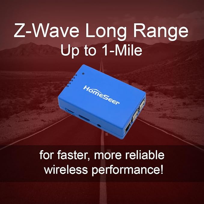 HomeSeer Smart Home Hub (HomeTroller Pi G8), Locally Managed Automations, Built-In 800 Series Z-Wave Long Range Radio, Compatible with Thousands of Smart Home Products