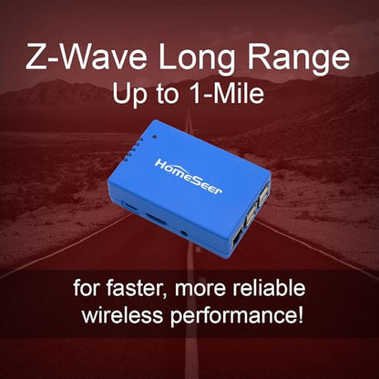HomeSeer Smart Home Hub (HomeTroller Pi G8), Locally Managed Automations, Built-In 800 Series Z-Wave Long Range Radio, Compatible with Thousands of Smart Home Products