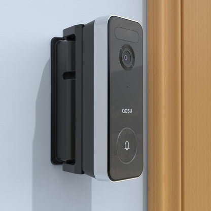 Holder for aosu Doorbell Camera Ultra V8S1AX11, Adjustable 0 to 90°Angle Mount for aosu Doorbell SE V8E2CA11, Corner Mount Wall Plate Mounting Bracket Kit Stand for aosu Doorbell Camera Ultra/SE/Pro